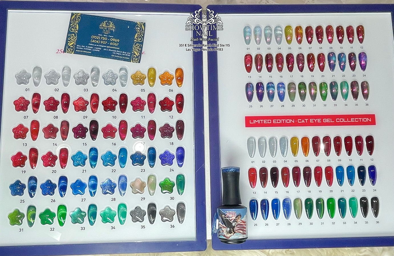 America 250 Cat Eye Collection Gel Polish by Royal Nail Art